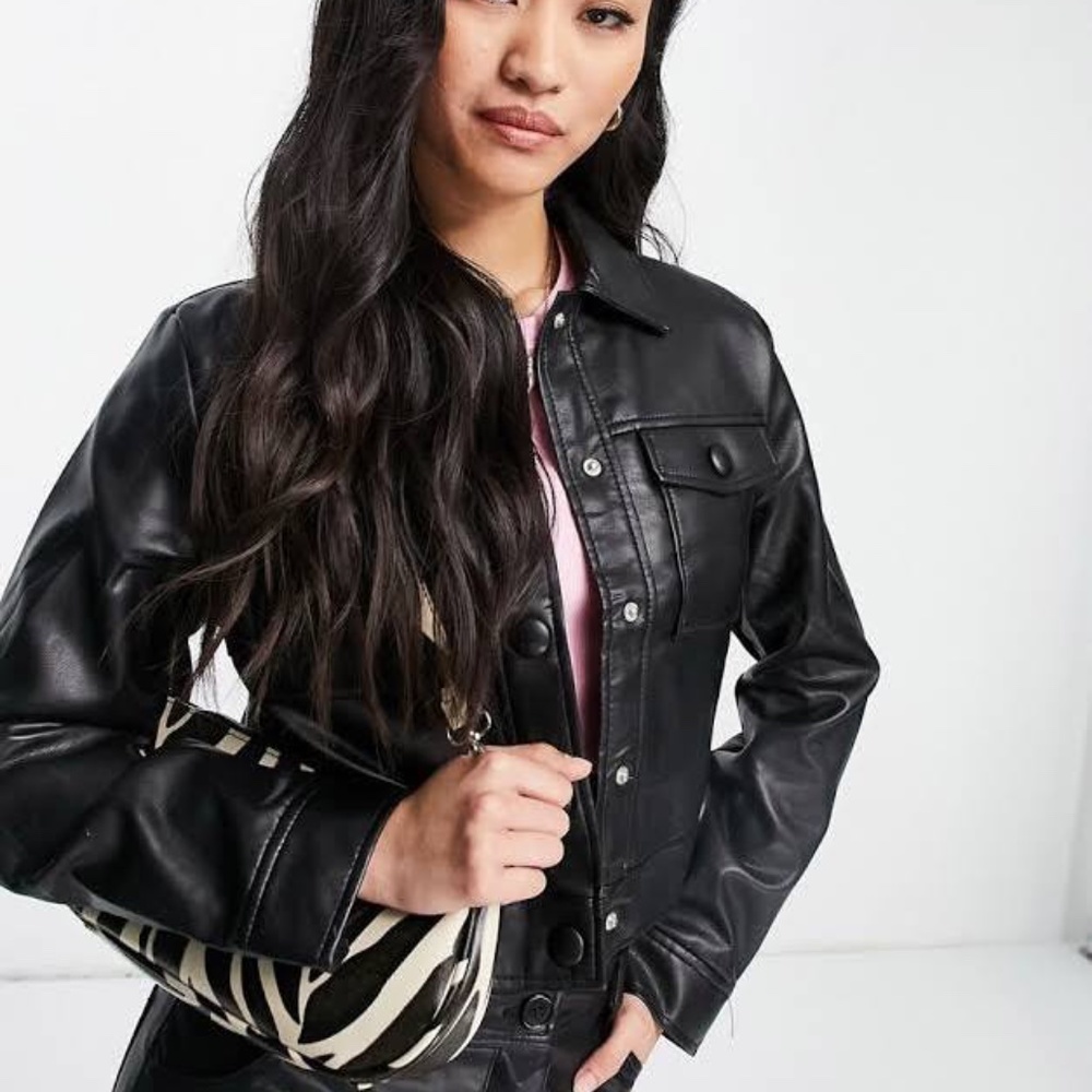 Express Black Vegan Jacket